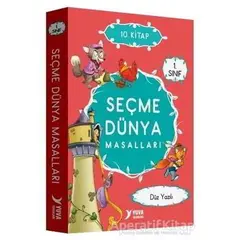 1. Sınıf Seçme Dünya Masalları Düz Yazılı - 10 Kitap - Kolektif - Yuva Yayınları