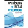 Optimizasyon ve Matlab Uygulamaları - Aysun Tezel Özturan - Nobel Akademik Yayıncılık