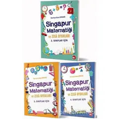 Singapur Matematiği ve Zeka Oyunları Seti (3 Kitap Takım) - Hasan Topdemir - Beyaz Balina Yayınları