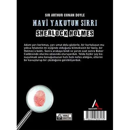 Mavi Yakutun Sırrı - Sherlock Holmes - Cep Boy Aperatif Tadımlık Kitaplar