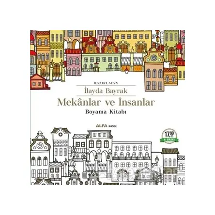 Mekanlar ve İnsanlar Boyama Kitabı - Kolektif - Alfa Yayınları