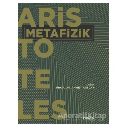 Metafizik - Aristoteles - Divan Kitap