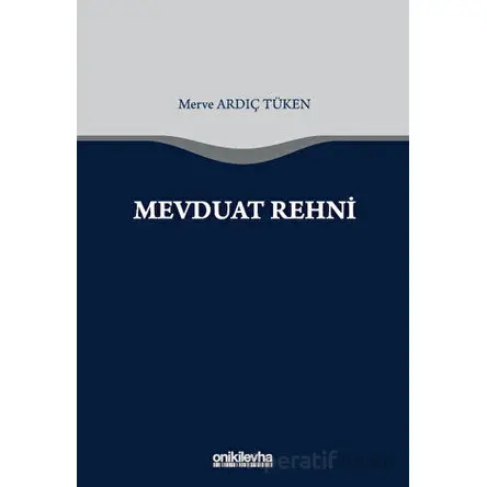 Mevduat Rehni - Merve Ardıç Tüken - On İki Levha Yayınları