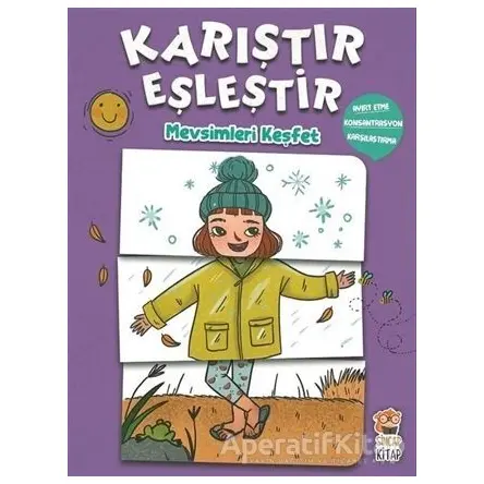 Mevsimleri Keşfet - Karıştır Eşleştir - M. Sacide Kafalı - Sincap Kitap