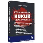 Kaymakamlık Hukuk Çıkmış Sorular - Kutluay Kararlı - 4T Yayınları