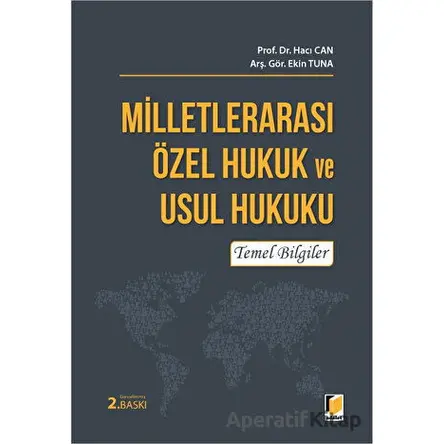 Milletlerarası Özel Hukuk ve Usul Hukuku Temel Bilgiler - Ekin Tuna - Adalet Yayınevi