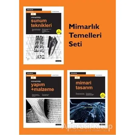 Mimarlık Temelleri Seti (3 Kitap Kutulu) - Jane Anderson - Literatür Yayıncılık