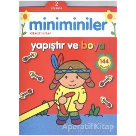 Miniminiler : Kırmızı Kitap Yapıştır ve Boya