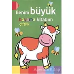 Benim Büyük Boyama Kitabım - Çiftlik - Kolektif - Parıltı Yayınları Boyama ve Çıkartma Kitapları