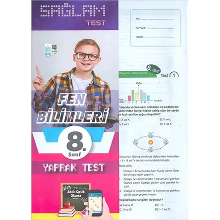 Molekül 8.Sınıf Fen Bilimleri Sağlam Yaprak Test