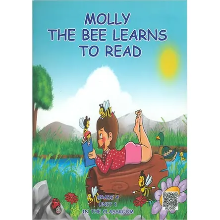 Molly The Bee Learns To Read (Grade 4 İngilizce Hikaye) Living Publications