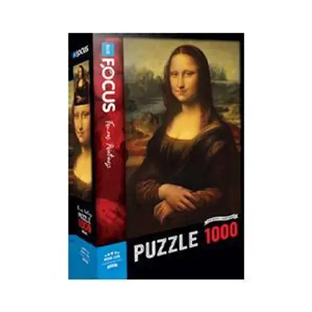 Mona Lisa 1000 Parça Puzzle Blue Focus Games