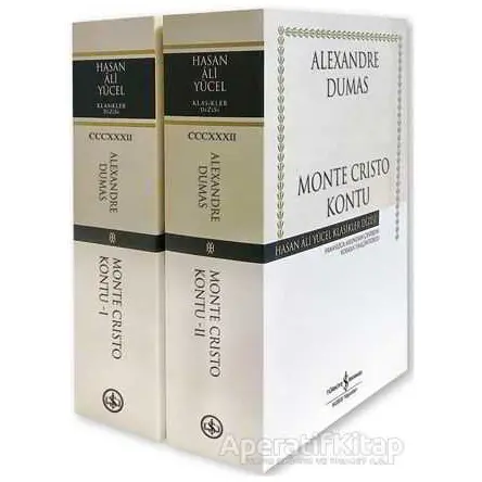 Monte Cristo Kontu - 2 Kitap Takım - Alexandre Dumas - İş Bankası Kültür Yayınları