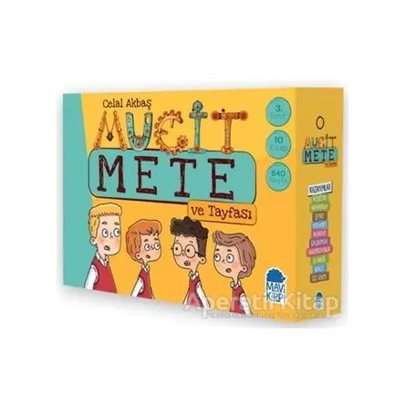 Mucit Mete ve Tayfası 3. Sınıf Hikaye Seti (10 Kitap Takım) - Celal Akbaş - Mavi Kirpi Yayınları