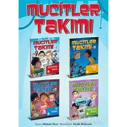 Mucitler Takımı Seti (4 Kitap) - Melinda Metz - Uğurböceği Yayınları