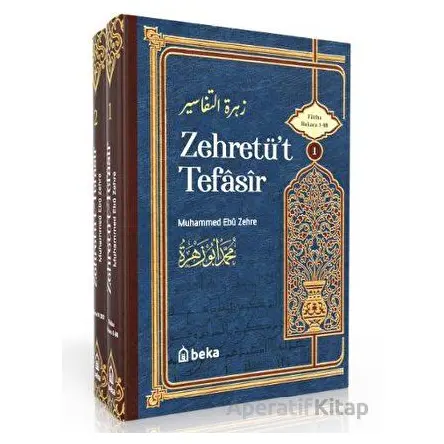 Muhammed Ebu Zehra Tefsiri - Zehretüt Tefasir - 2 Cilt Takım - Muhammed Ebu Zehra - Beka Yayınları