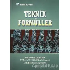 Teknik Formüller - Fahrettin Küçükşahin - Birsen Yayınevi