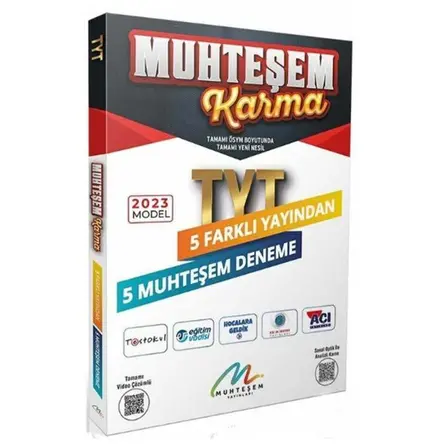 Muhteşem 2023 TYT 5 Farklı Yayın 5 Muhteşem Deneme