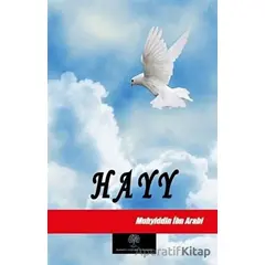 Hayy - Muhyiddin İbn Arabi - Platanus Publishing