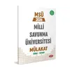 Milli Savunma Üniversitesi MSÜ Mülakat Soru Cevap Data Yayınları