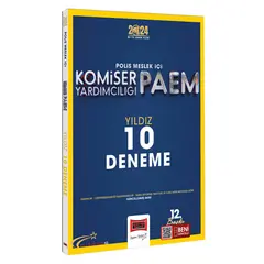 Yargı Yayınları 2024 Polis Meslek İçi PAEM Komiser Yardımcılığı Yıldız Serisi Yıldız 10 Deneme