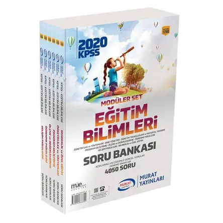 Murat 2020 KPSS Eğitim Bilimleri Modüler Set Soru Bankası