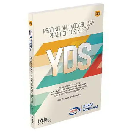 Murat 2516 - Reading and Vocabulary Practice Tests for YDS