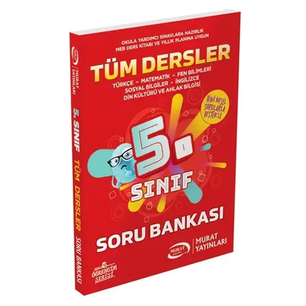 Murat 5.Sınıf Tüm Dersler Soru Bankası (Kampanyalı)