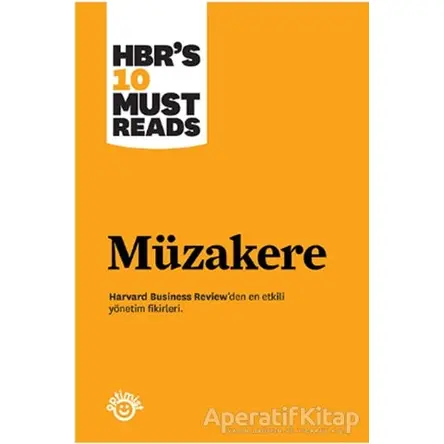 Müzakere - Harvard Business Review - Optimist Kitap