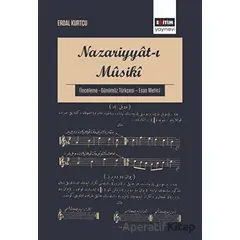 Nazariyyat-ı Musiki - Erdal Kurtçu - Eğitim Yayınevi - Bilimsel Eserler