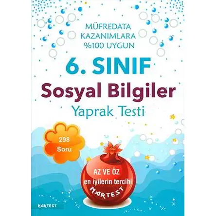 Nartest 6.Sınıf Sosyal Bilgiler Yaprak Testi