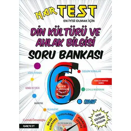 Nartest 6.Sınıf Süper Zeka Din Kültürü Soru Bankası