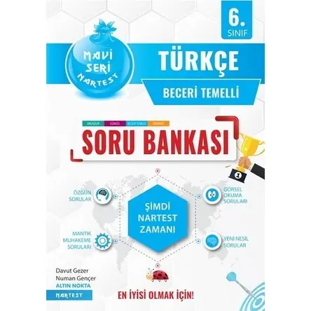 Nartest 6.Sınıf Süper Zeka Türkçe Soru Bankası