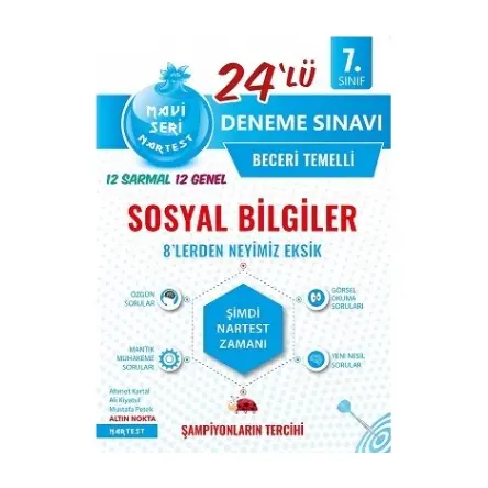 Nartest 7.Sınıf Sosyal Bilgiler 24lü Deneme Sınavı