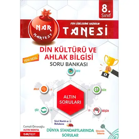 Nartest 8.Sınıf Din Kültürü ve Ahlak Bilgisi Soru Bankası