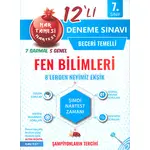 Nartest 7.Sınıf Fen Bilimleri 12li Deneme Sınavı