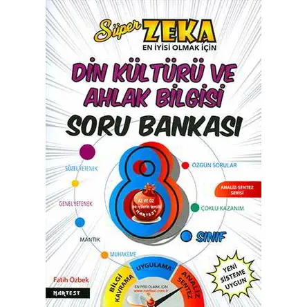 Nartest 8.Sınıf Süper Zeka Din Kültürü Soru Bankası