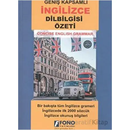 İngilizce Dilbilgisi Özeti - Bahire Şerif - Fono Yayınları