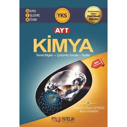 Nitelik YKS AYT Kimya Ders İşleme Kitabı