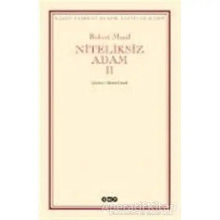 Niteliksiz Adam 2 - Robert Musil - Yapı Kredi Yayınları