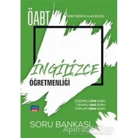 ÖABT İngilizce Öğretmenliği Soru Bankası - Kolektif - Nobel Sınav Yayınları