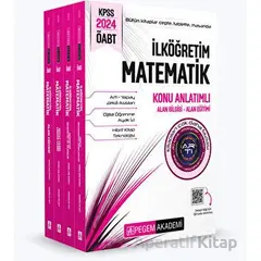 2024 KPSS ÖABT İlköğretim Matematik Konu Anlatımlı (4 Kitap) - Kolektif - Pegem Akademi Yayıncılık