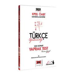 Yargı Yayınları 2024 KPSS ÖABT Türkçe Öğretmenliği Yaprak Test