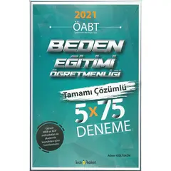 2021 ÖABT Beden Eğitimi Öğretmenliği Çözümlü 5x75 Deneme Tercih Akademi