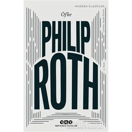 Öfke - Philip Roth - Yapı Kredi Yayınları