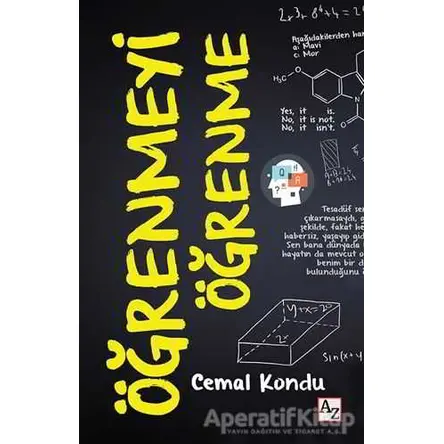 Öğrenmeyi Öğrenme - Cemal Kondu - Az Kitap