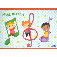 A5 Boy 30 Yaprak Küçük Müzik Defteri Alfa Defter