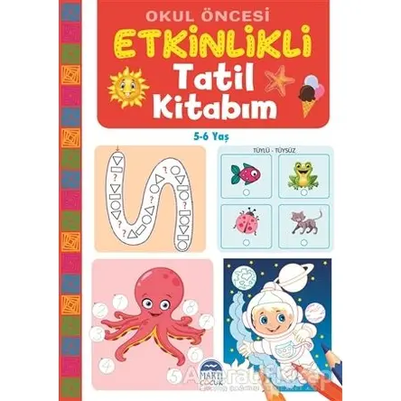 Okul Öncesi Etkinlikli Tatil Kitabım - Kolektif - Martı Çocuk Yayınları