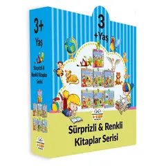 3+ Yaş Sürprizli ve Renkli Kitaplar Serisi (7 Kitap Set) - 0-6 Yaş Yayınları