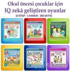 Okul Öncesi Çocuklar İçin IQ Zeka Geliştiren Oyunlar (6 kitap) - Bahar Çelik - Ekinoks Yayın Grubu